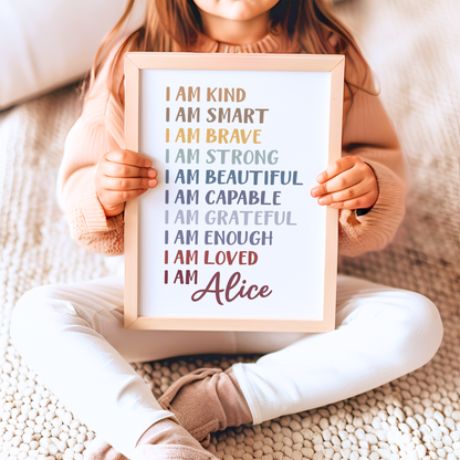 Affirmations Gift for Girls - Personalized