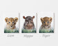 Safari Nursery Wall Art Set - Personalized