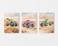 Monster Truck Wall Set