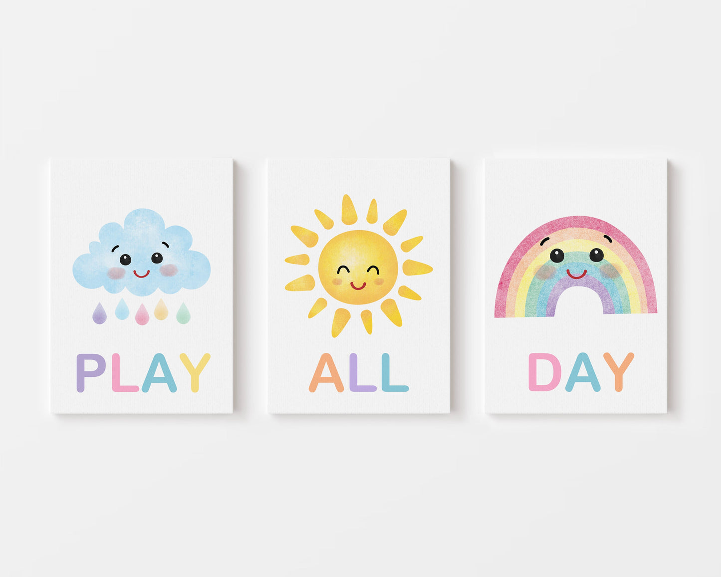 Play All Day Playroom Wall Art Set