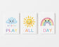 Play All Day Playroom Wall Art Set