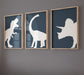 Dinosaur Decor Wall Art Set